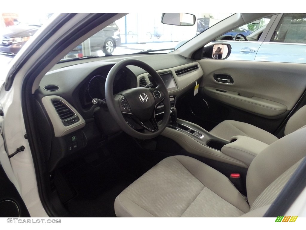 Gray Interior 2017 Honda HR-V EX AWD Photo #117421970