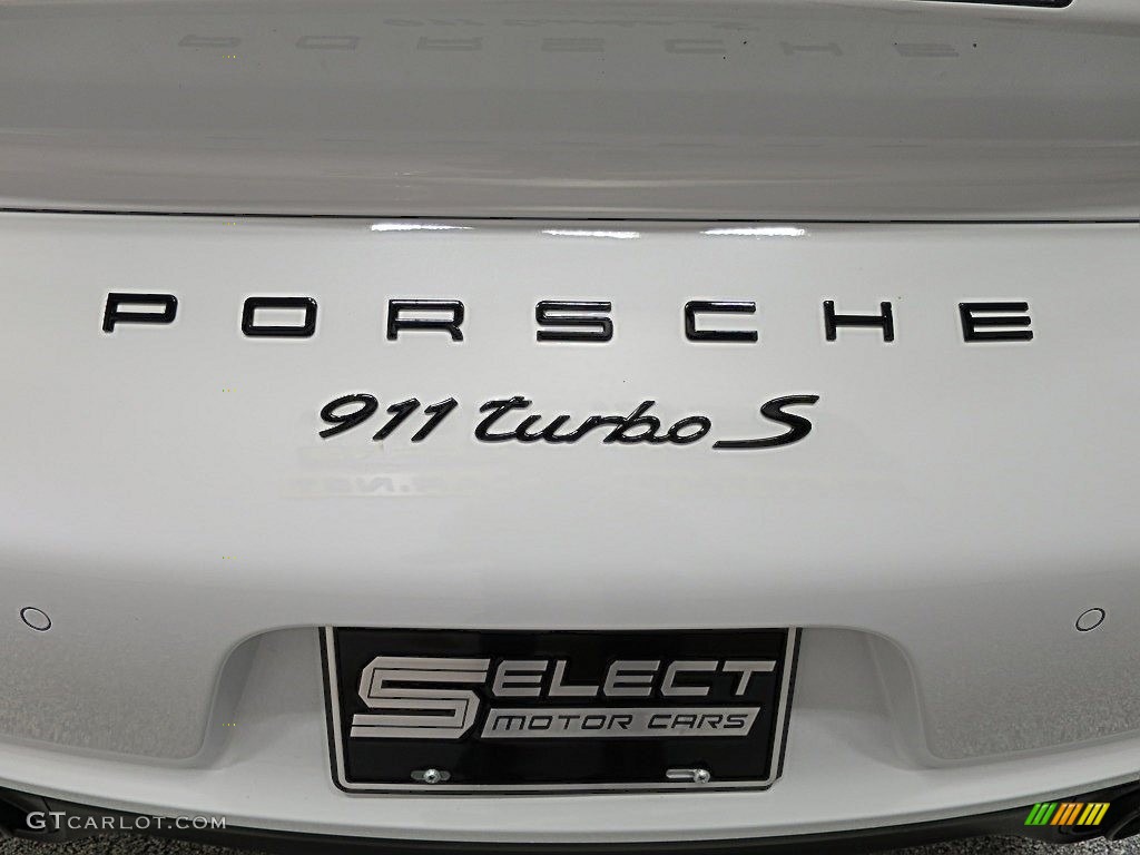2015 911 Turbo S Coupe - Carrara White Metallic / Black/Garnet Red photo #14