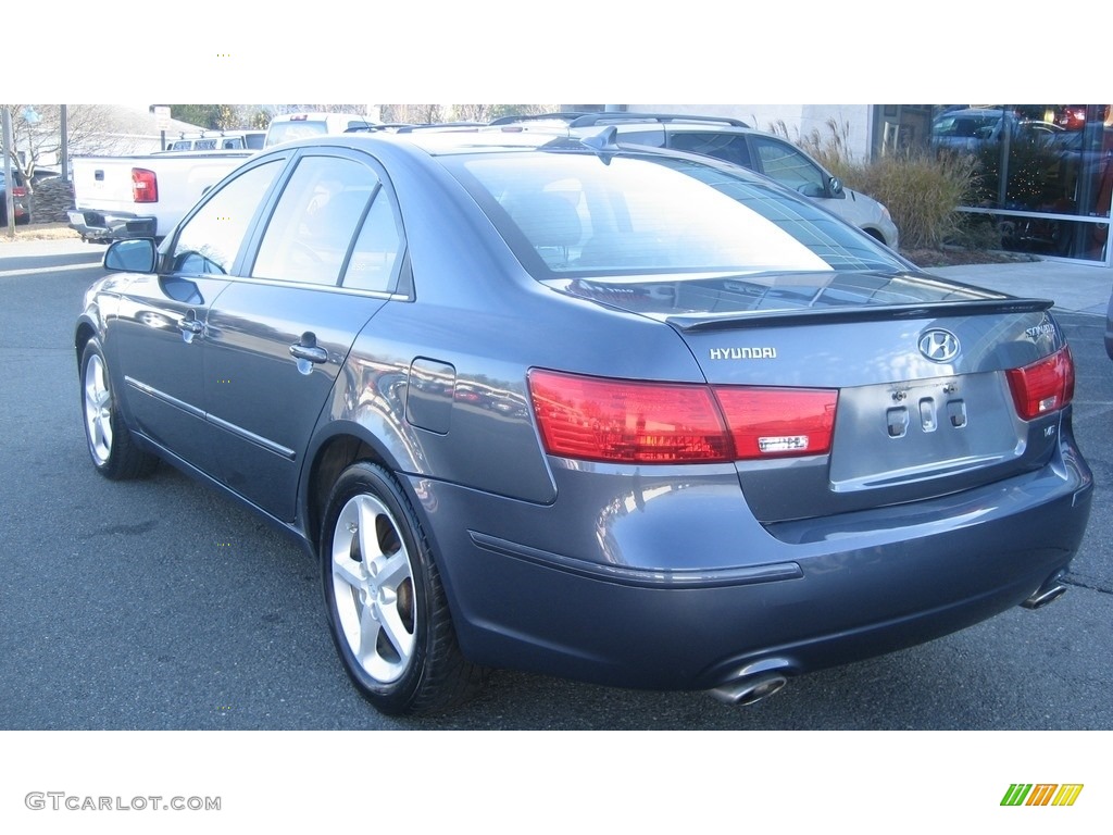 2010 Sonata SE V6 - Slate Blue / Gray photo #9