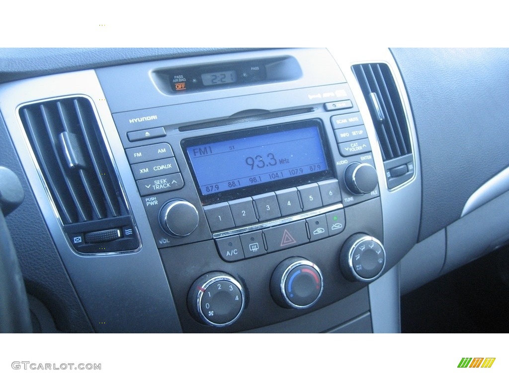2010 Sonata SE V6 - Slate Blue / Gray photo #14