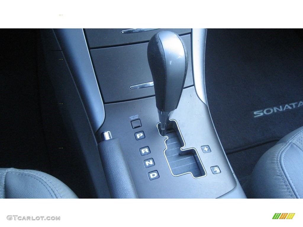 2010 Sonata SE V6 - Slate Blue / Gray photo #15