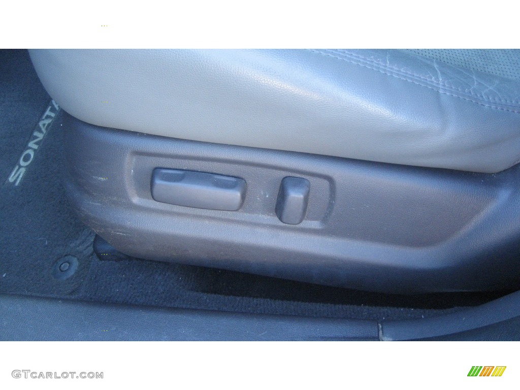 2010 Sonata SE V6 - Slate Blue / Gray photo #16