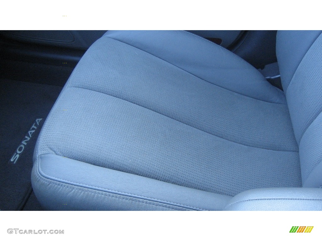 2010 Sonata SE V6 - Slate Blue / Gray photo #17