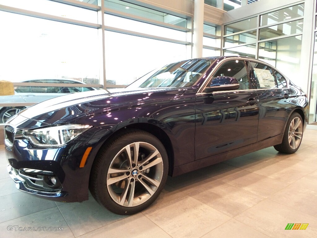 2017 3 Series 330i xDrive Sedan - Imperial Blue Metallic / Black photo #3