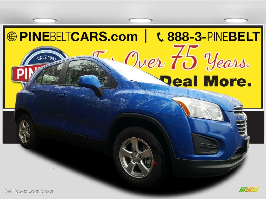 Brilliant Blue Metallic Chevrolet Trax