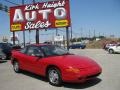 1996 Bright Red Saturn S Series SC2 Coupe  photo #1