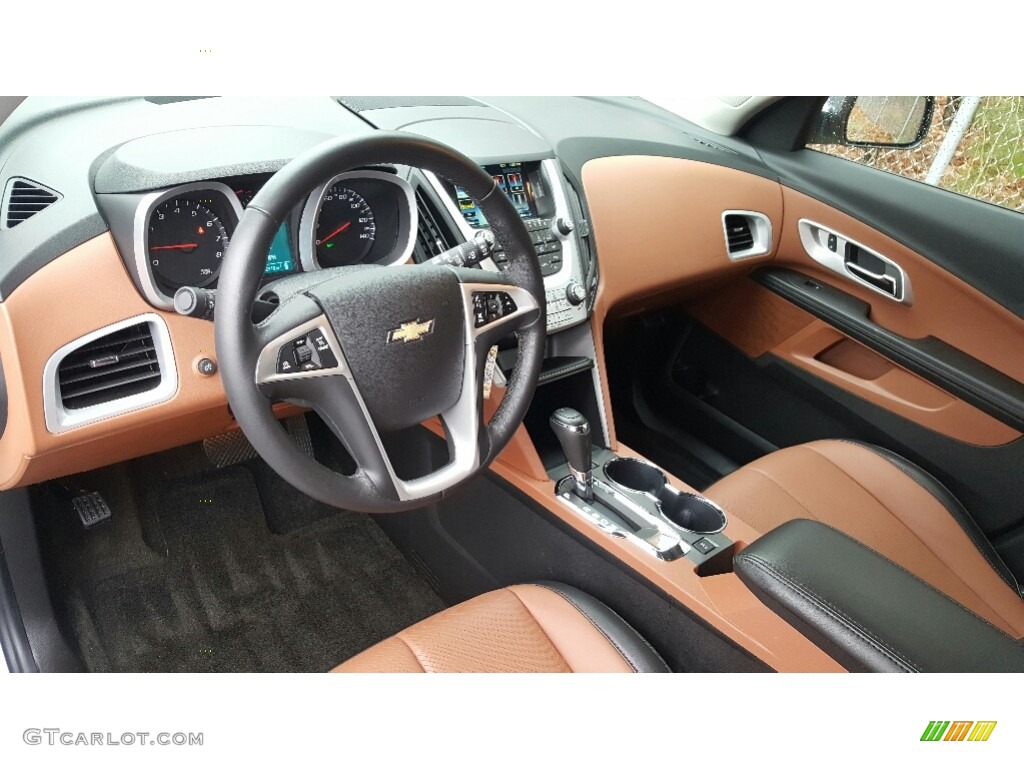 Saddle Up/Jet Black Interior 2017 Chevrolet Equinox Premier Photo #117424430