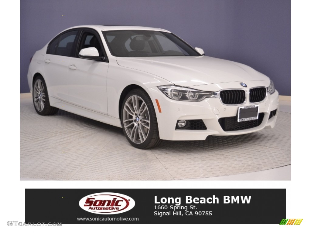 2017 3 Series 340i Sedan - Alpine White / Black photo #1