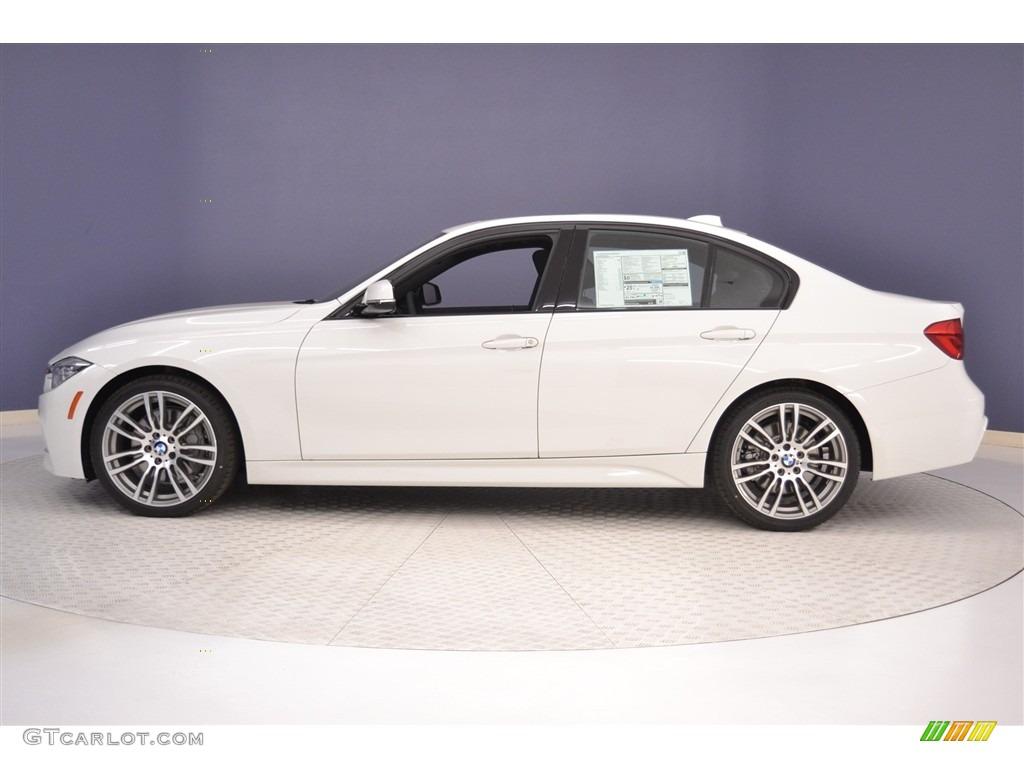 2017 3 Series 340i Sedan - Alpine White / Black photo #3