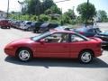 1996 Bright Red Saturn S Series SC2 Coupe  photo #9