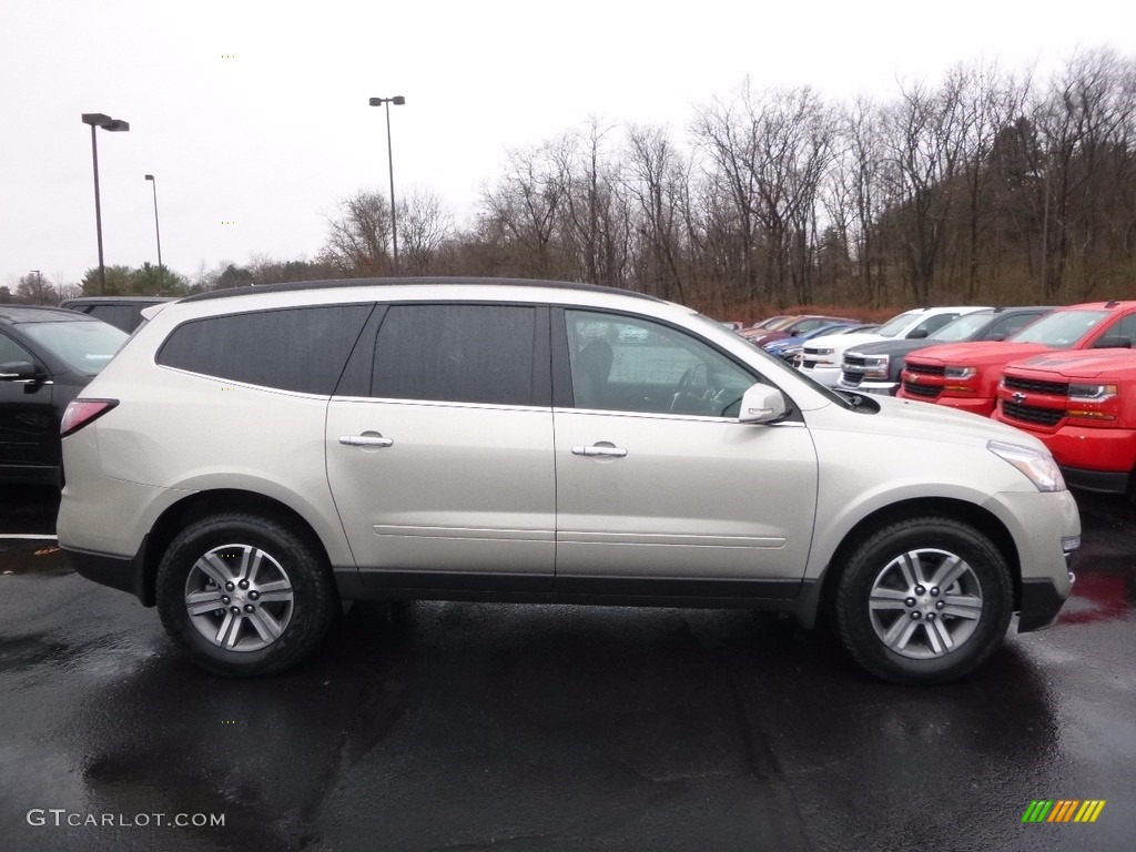 Champagne Silver Metallic 2017 Chevrolet Traverse LT AWD Exterior Photo #117424817