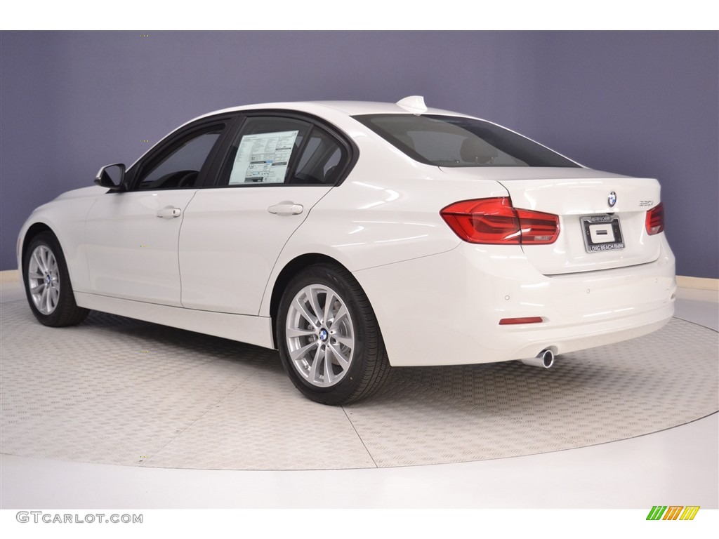 2017 3 Series 320i Sedan - Alpine White / Black photo #4