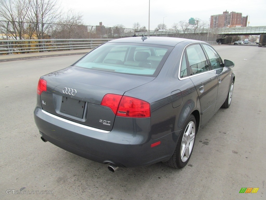 2007 A4 2.0T quattro Sedan - Quartz Gray Metallic / Beige photo #3