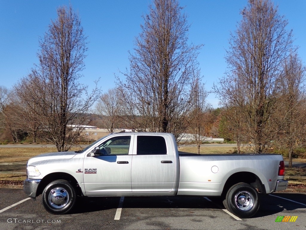Bright Silver Metallic 2017 Ram 3500 Tradesman Crew Cab Dual Rear Wheel Exterior Photo #117425507