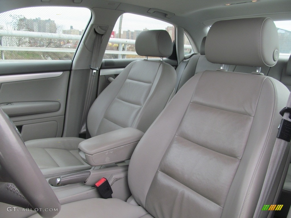 2007 A4 2.0T quattro Sedan - Quartz Gray Metallic / Beige photo #34