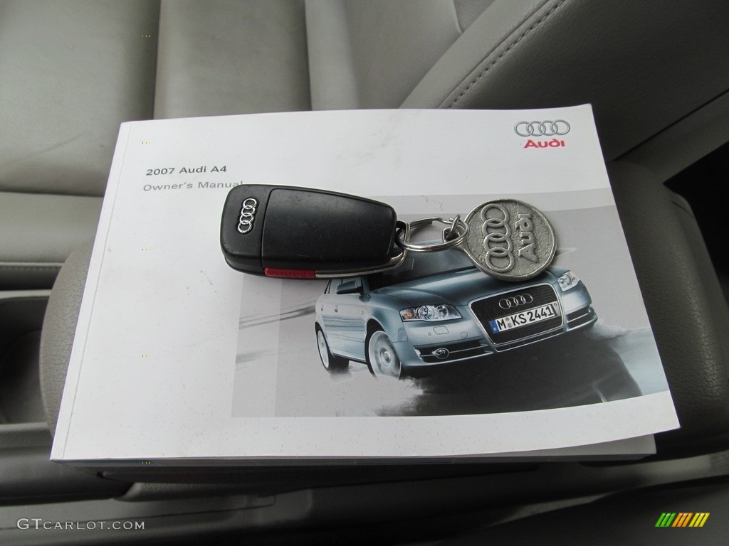 2007 A4 2.0T quattro Sedan - Quartz Gray Metallic / Beige photo #47