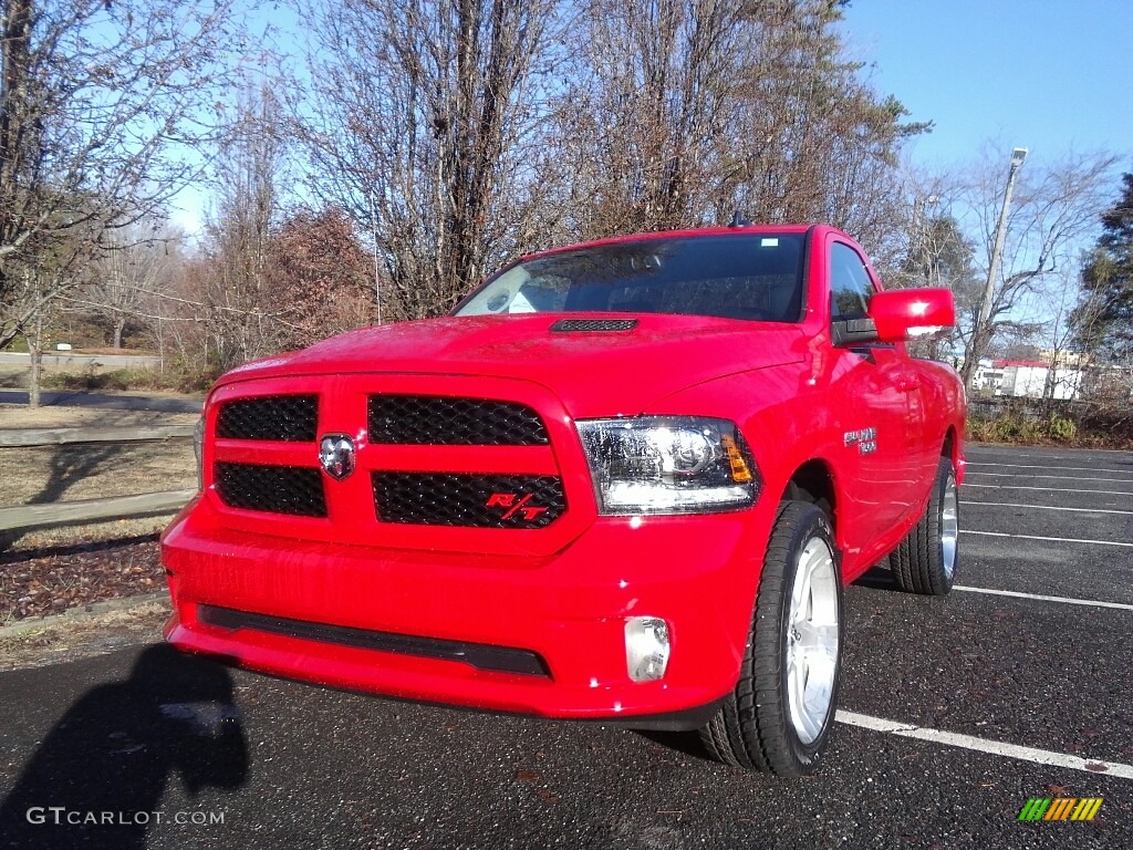 Flame Red 2017 Ram 1500 Sport Regular Cab Exterior Photo #117426128