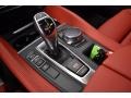 2017 BMW X6 Coral Red/Black Interior Transmission Photo
