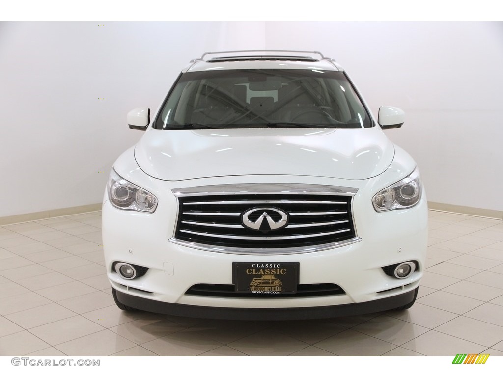2013 JX 35 AWD - Moonlight White / Java photo #2