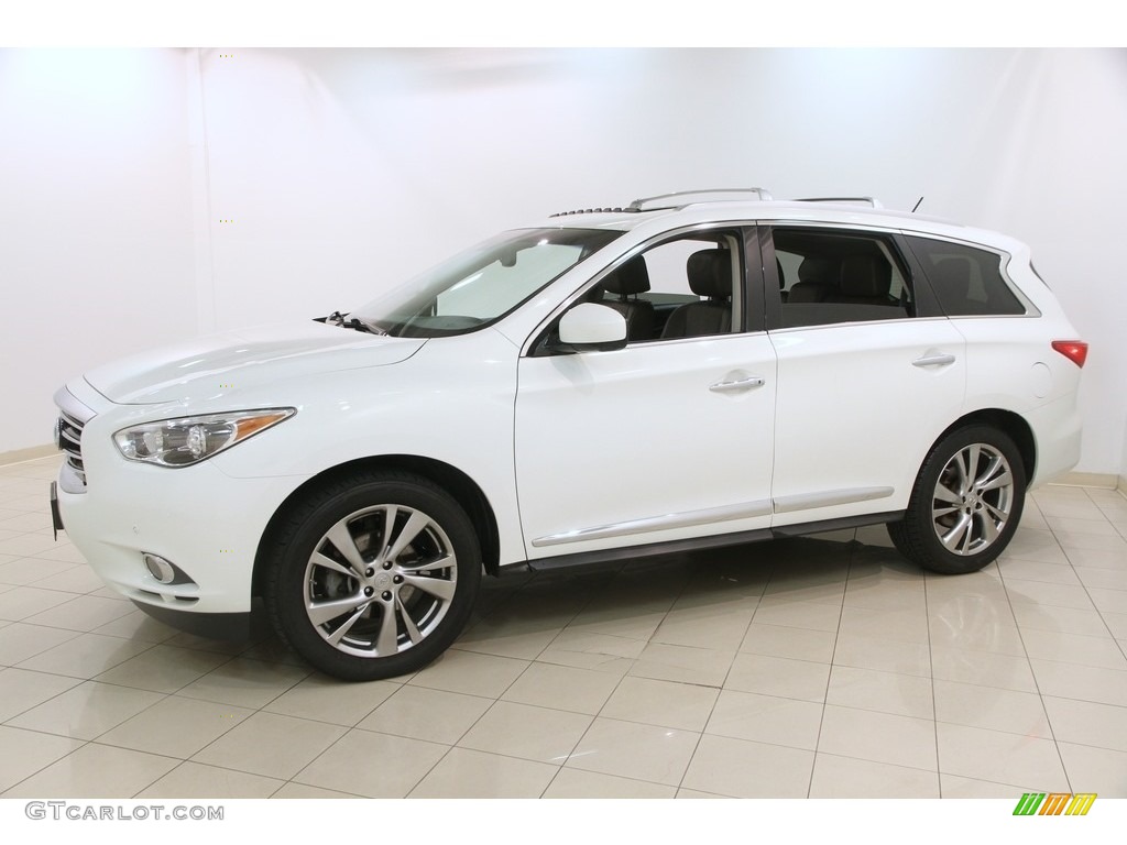2013 JX 35 AWD - Moonlight White / Java photo #3