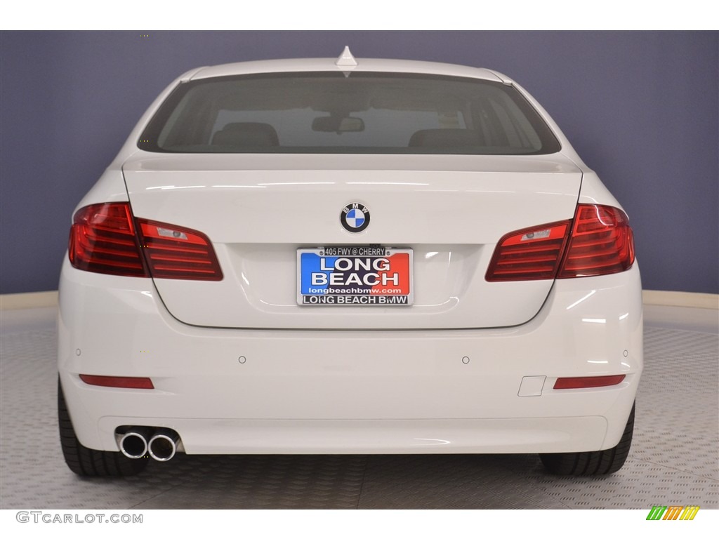 2016 5 Series 528i Sedan - Alpine White / Black photo #5