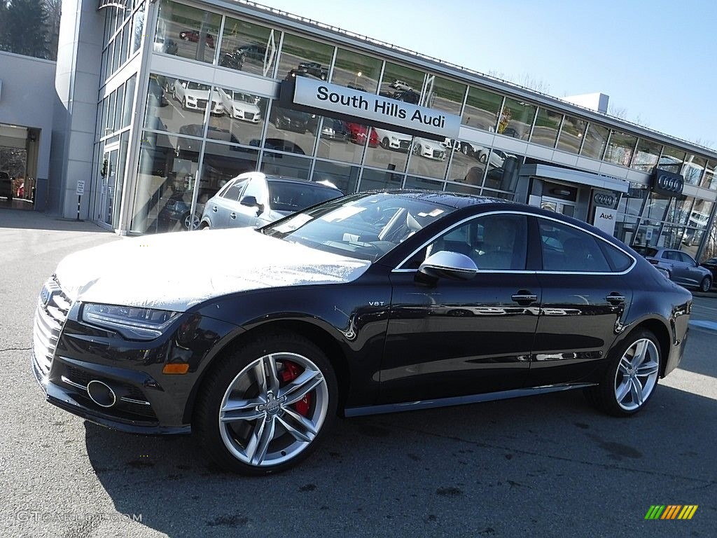 2017 S7 Prestige quattro - Moonlight Blue Metallic / Flint Gray photo #1