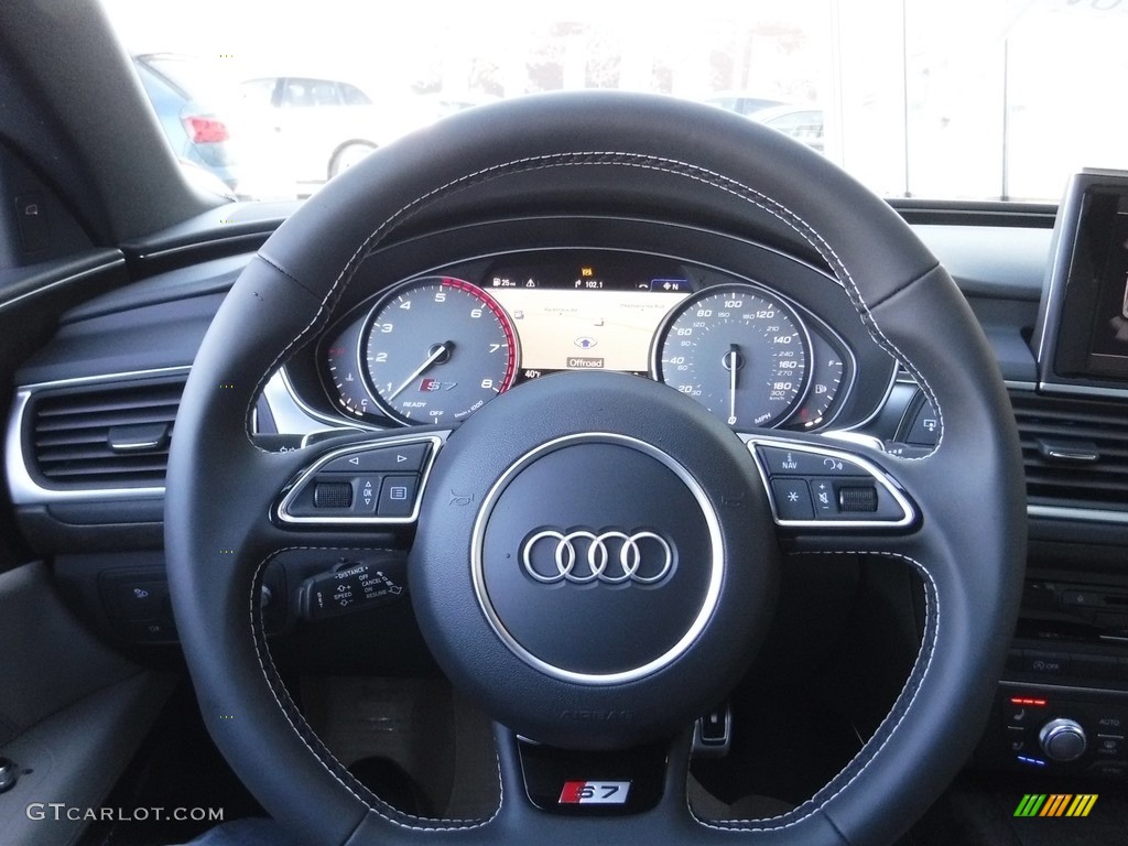 2017 S7 Prestige quattro - Moonlight Blue Metallic / Flint Gray photo #31