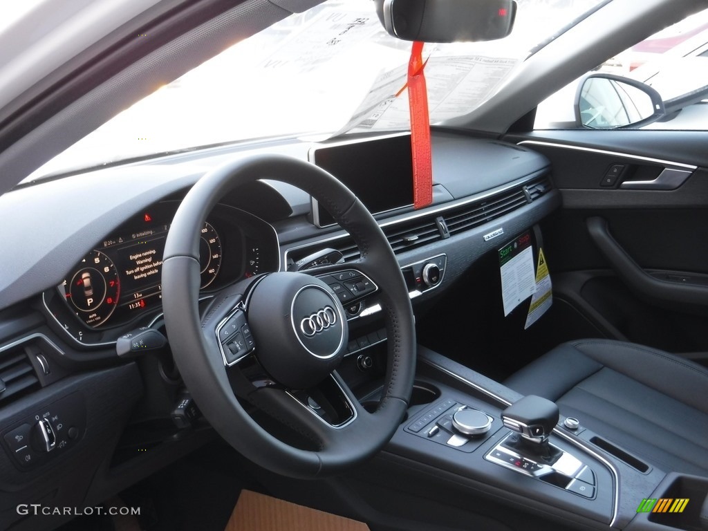 2017 Audi A4 2.0T Premium quattro Black Dashboard Photo #117430007