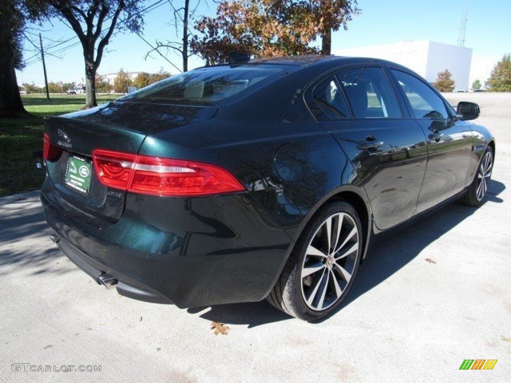 2017 XE 25t Prestige - British Racing Green / Jet photo #7