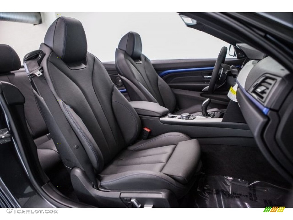 Black Interior 2017 BMW 4 Series 440i Convertible Photo #117431291