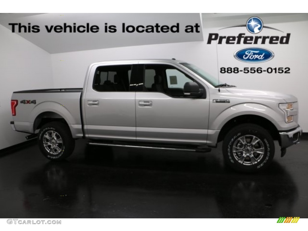 2017 F150 XLT SuperCrew 4x4 - Ingot Silver / Earth Gray photo #1