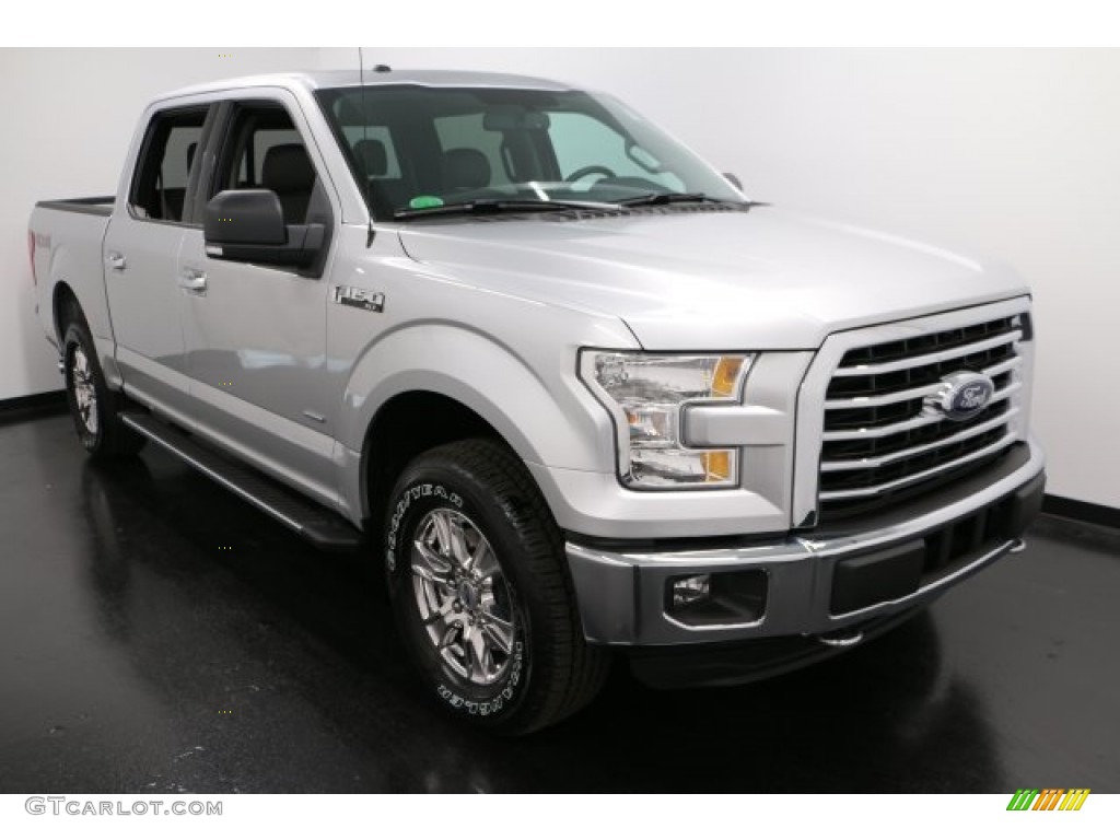 2016 F150 XLT SuperCrew 4x4 - Ingot Silver / Medium Earth Gray photo #7