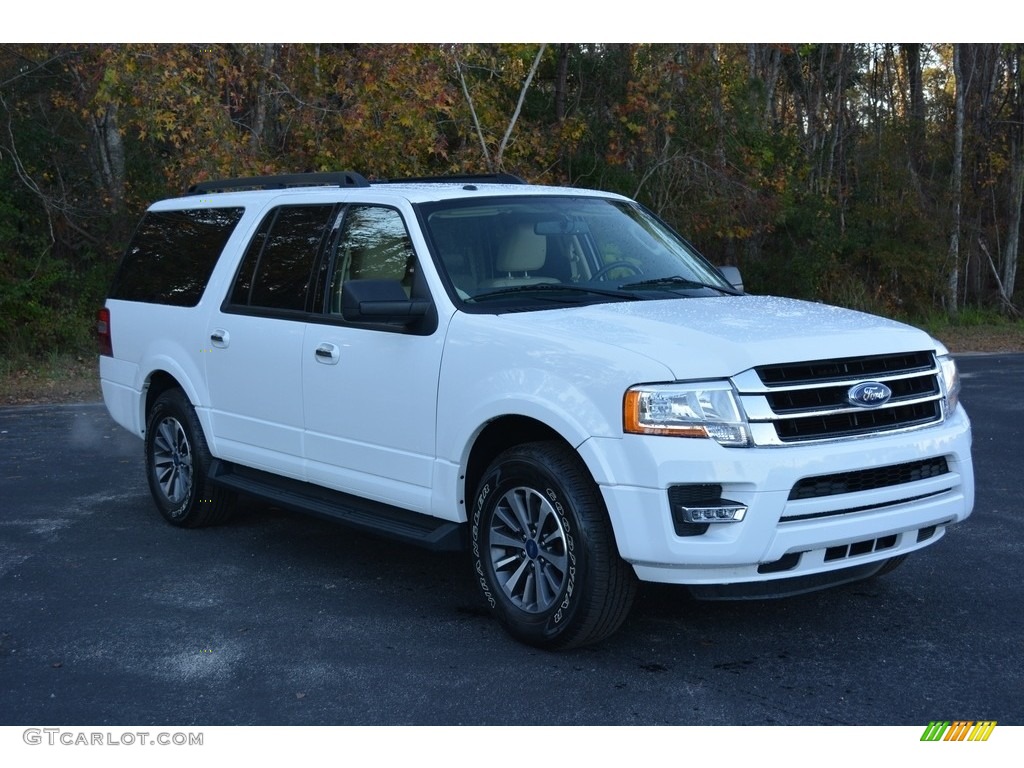 2016 Oxford White Ford Expedition El Xlt 117412284 Gtcarlot 2016 Expedition El Xlt Oxford White Dune Photo 1