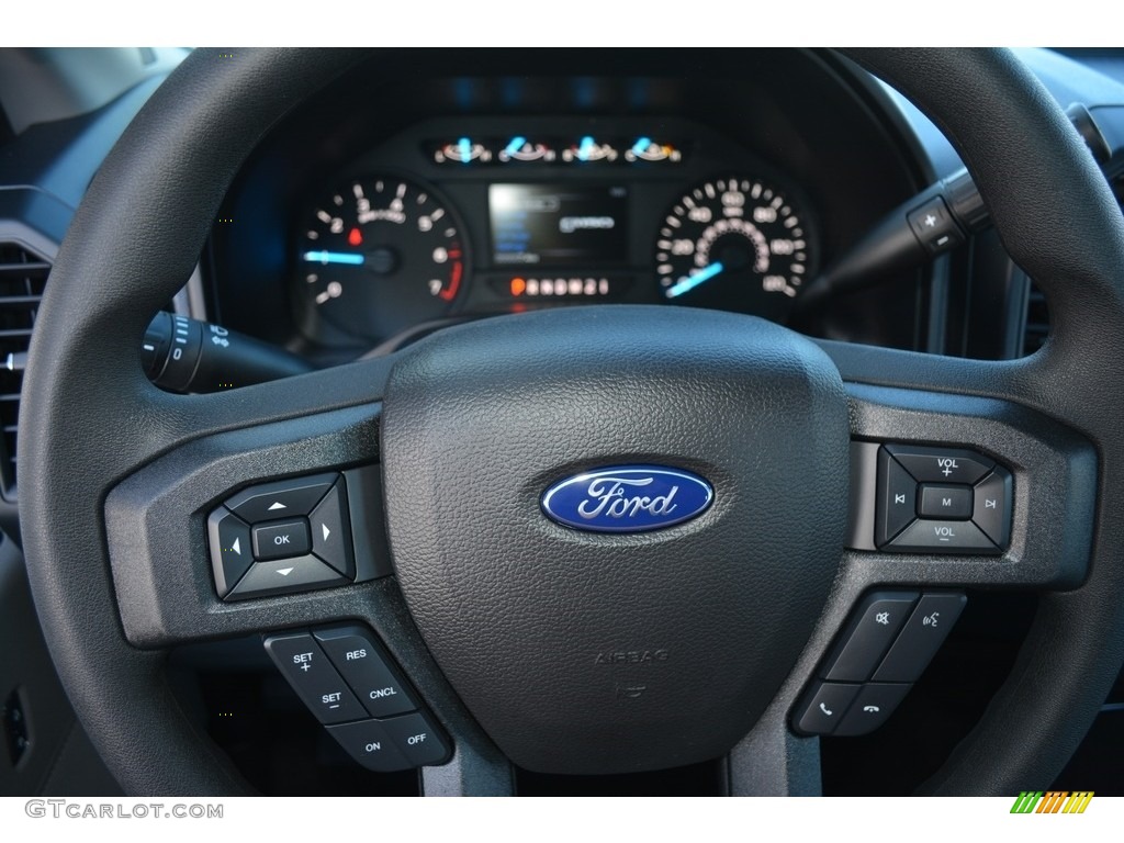 2017 F150 XL SuperCrew 4x4 - Oxford White / Earth Gray photo #14