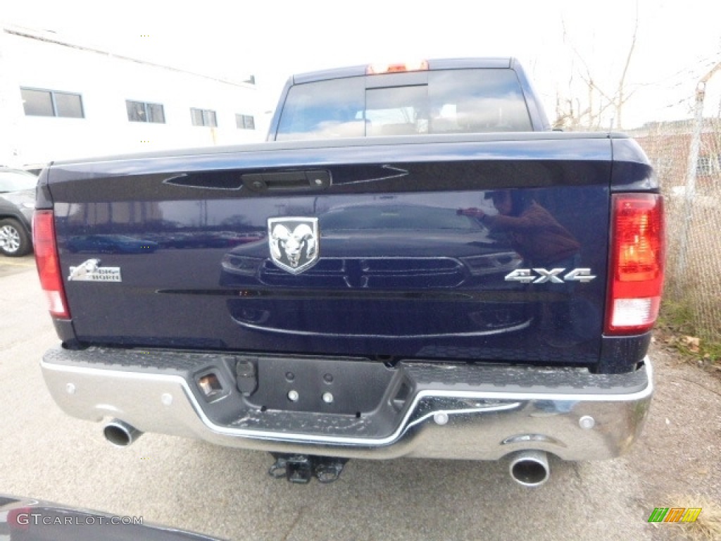 2017 1500 Big Horn Crew Cab 4x4 - True Blue Pearl / Black/Diesel Gray photo #5