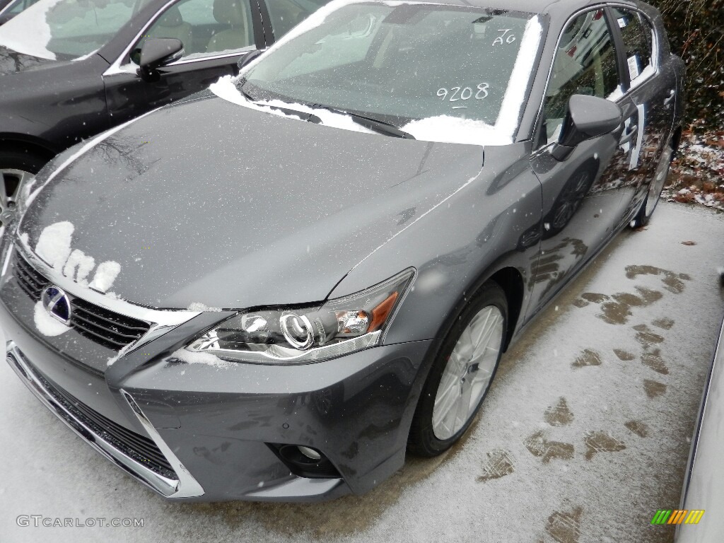 2017 CT 200h Hybrid - Nebula Gray Pearl / Black photo #1