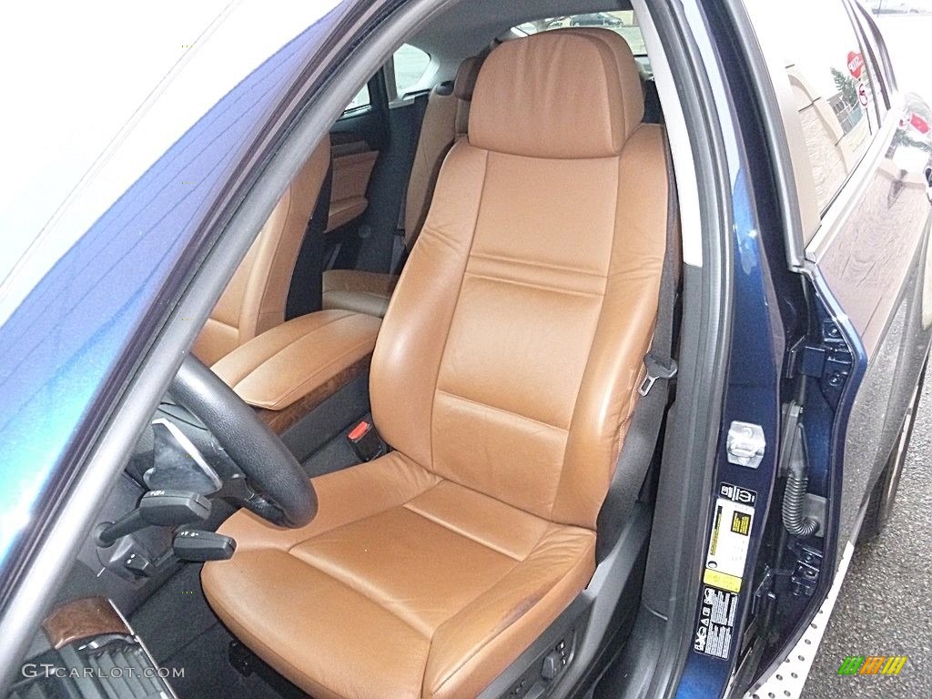 2014 X6 xDrive35i - Deep Sea Blue Metallic / Saddle Brown photo #11