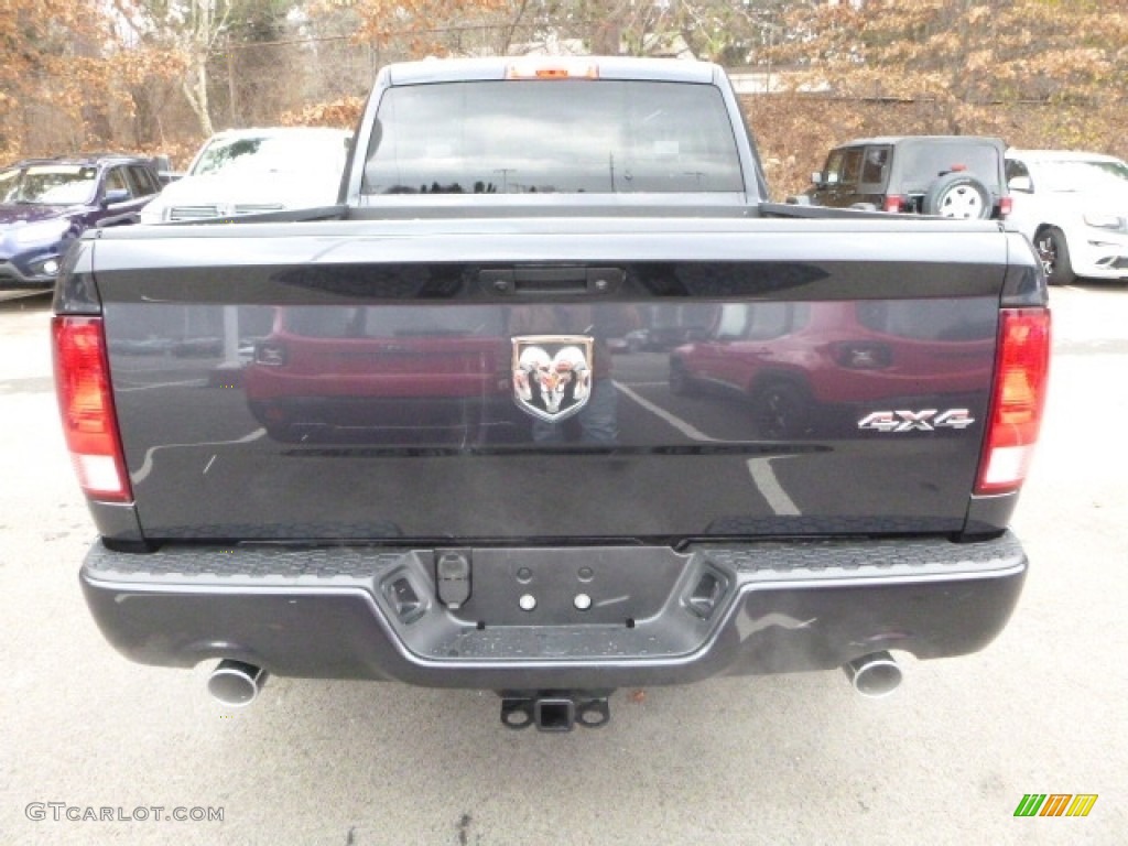 2017 1500 Express Quad Cab 4x4 - Maximum Steel Metallic / Black/Diesel Gray photo #6