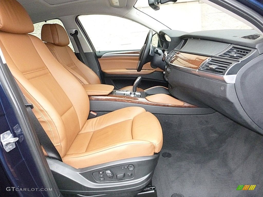 2014 X6 xDrive35i - Deep Sea Blue Metallic / Saddle Brown photo #15