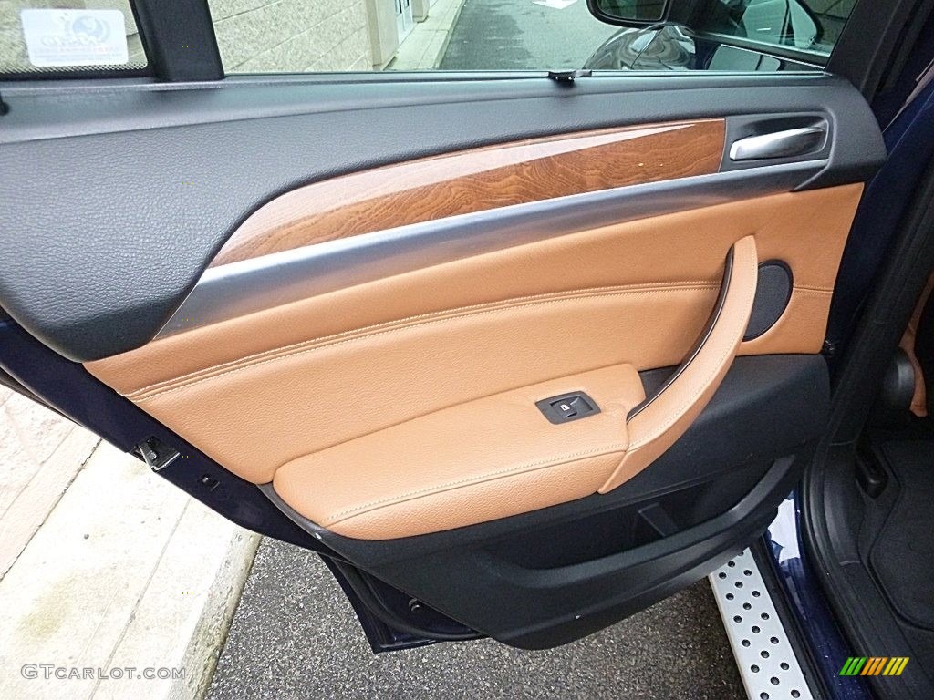 2014 X6 xDrive35i - Deep Sea Blue Metallic / Saddle Brown photo #16