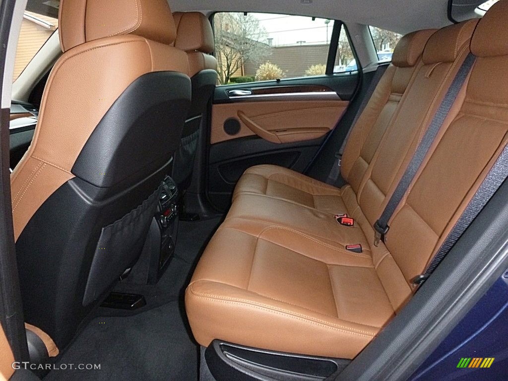 2014 X6 xDrive35i - Deep Sea Blue Metallic / Saddle Brown photo #19