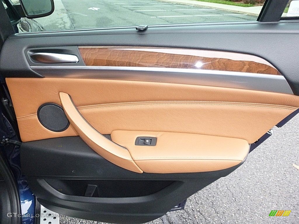 2014 X6 xDrive35i - Deep Sea Blue Metallic / Saddle Brown photo #20