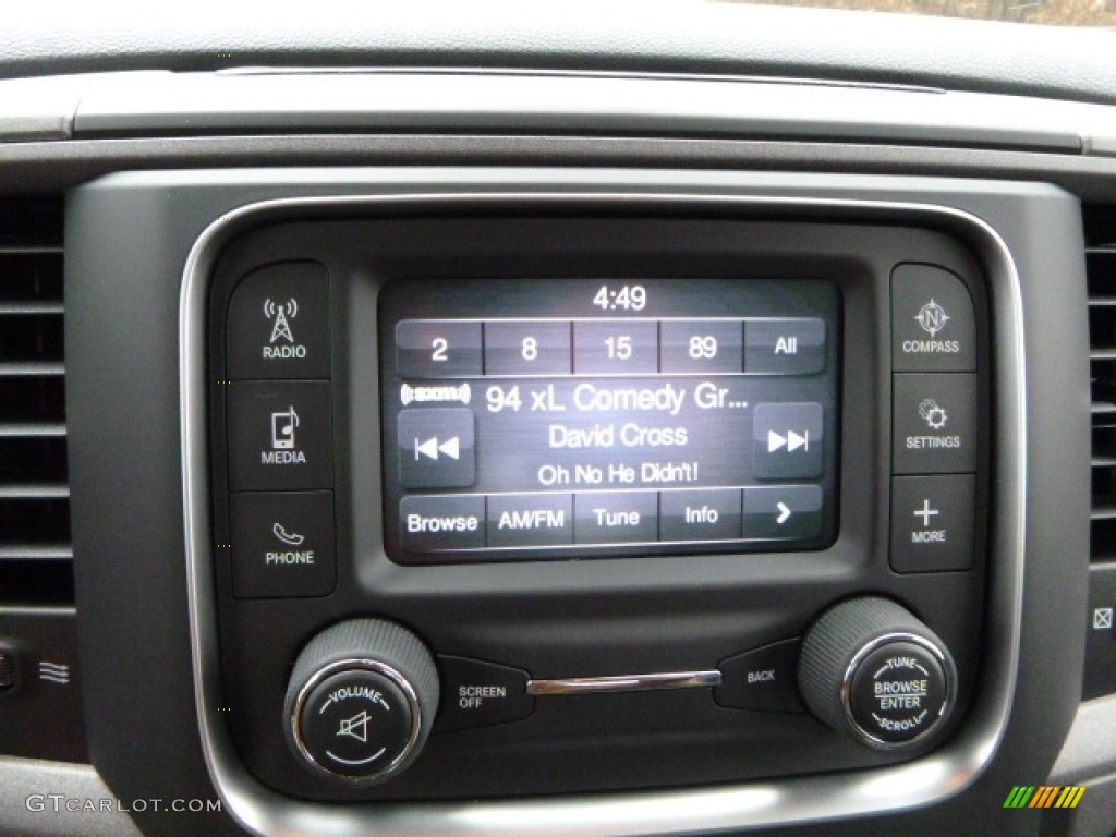 2017 1500 Express Quad Cab 4x4 - Maximum Steel Metallic / Black/Diesel Gray photo #16