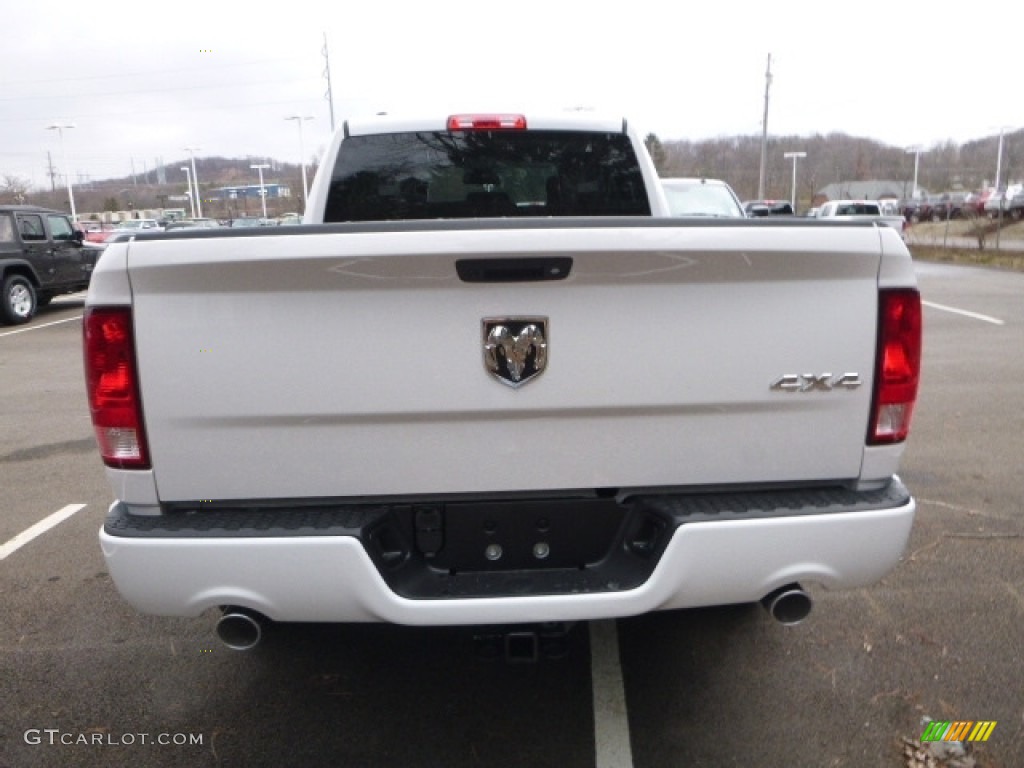 2017 1500 Express Quad Cab 4x4 - Bright White / Black/Diesel Gray photo #6