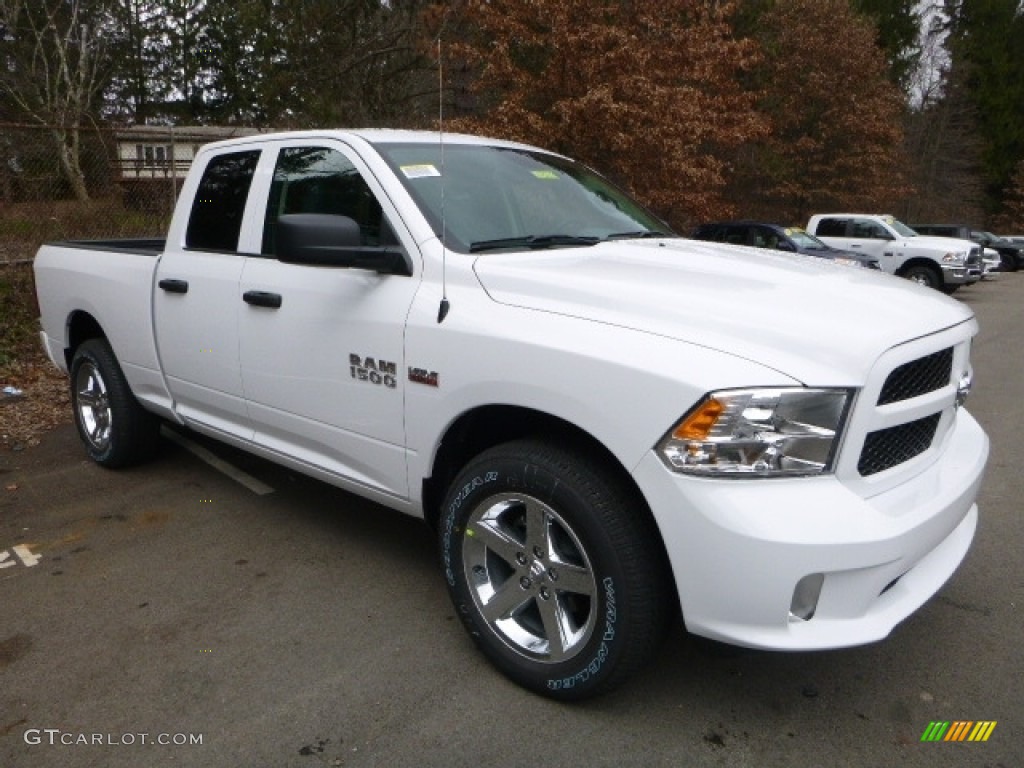 Bright White 2017 Ram 1500 Express Quad Cab 4x4 Exterior Photo #117436818