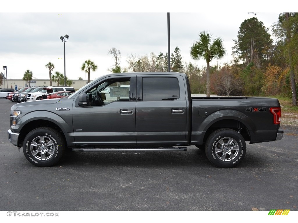 2016 F150 XLT SuperCrew 4x4 - Magnetic / Medium Earth Gray photo #8