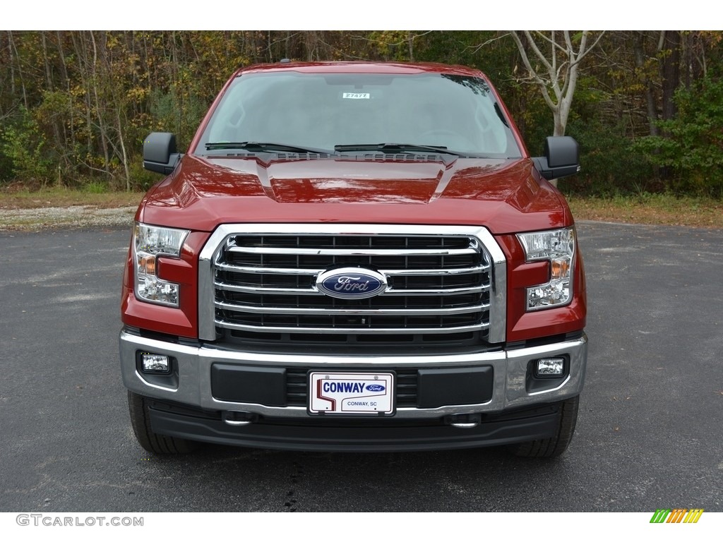2017 F150 XLT SuperCrew 4x4 - Ruby Red / Earth Gray photo #10