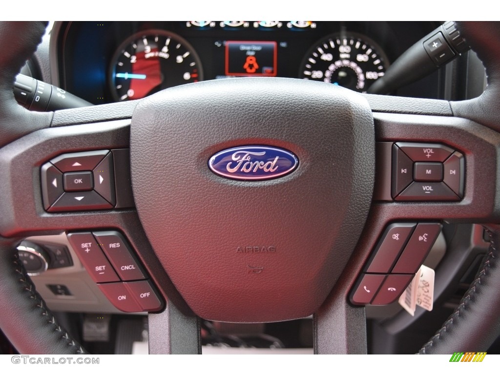 2017 F150 XLT SuperCrew 4x4 - Ruby Red / Earth Gray photo #23