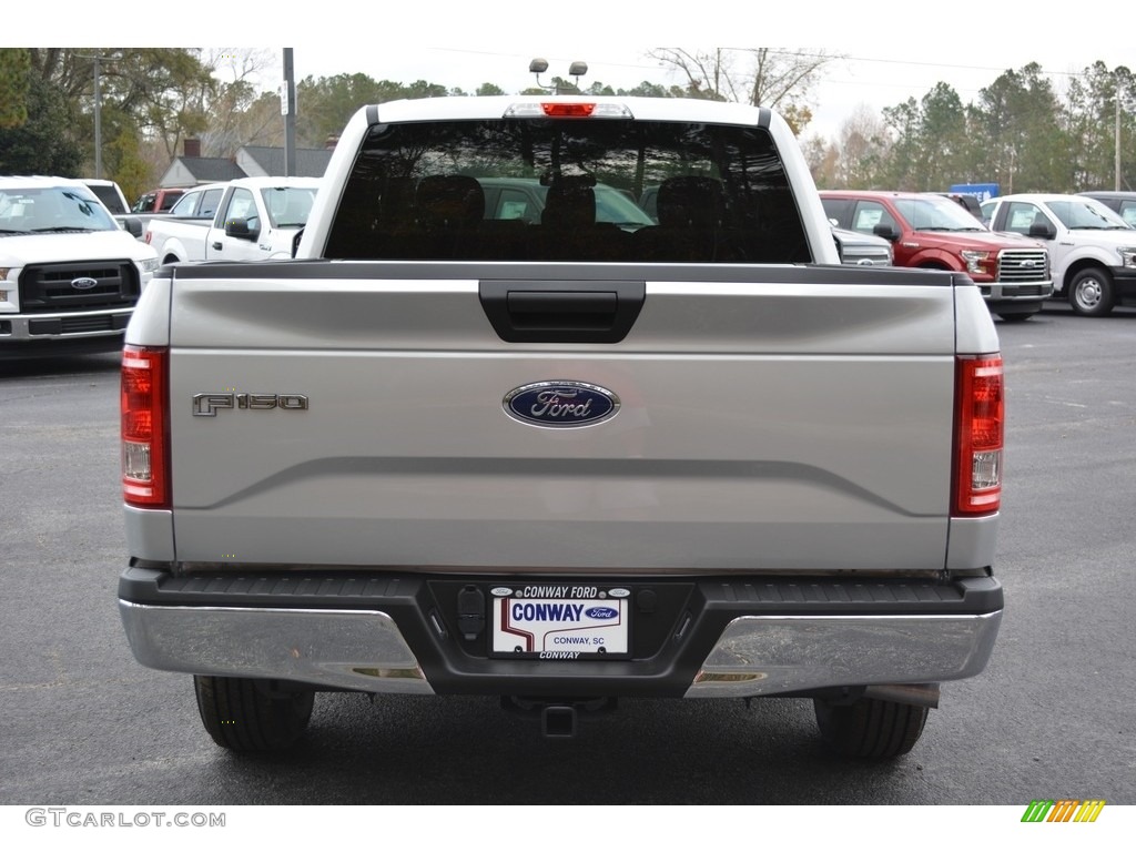 2017 F150 XLT SuperCab - Ingot Silver / Earth Gray photo #6