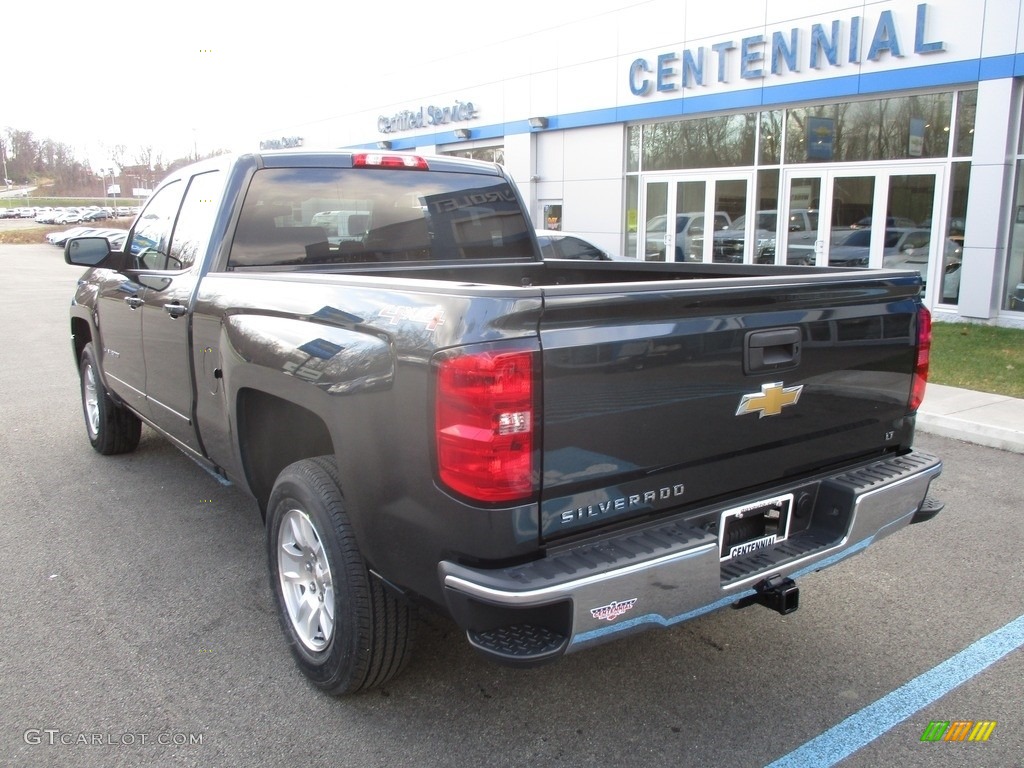 2017 Silverado 1500 LT Double Cab 4x4 - Graphite Metallic / Jet Black photo #4